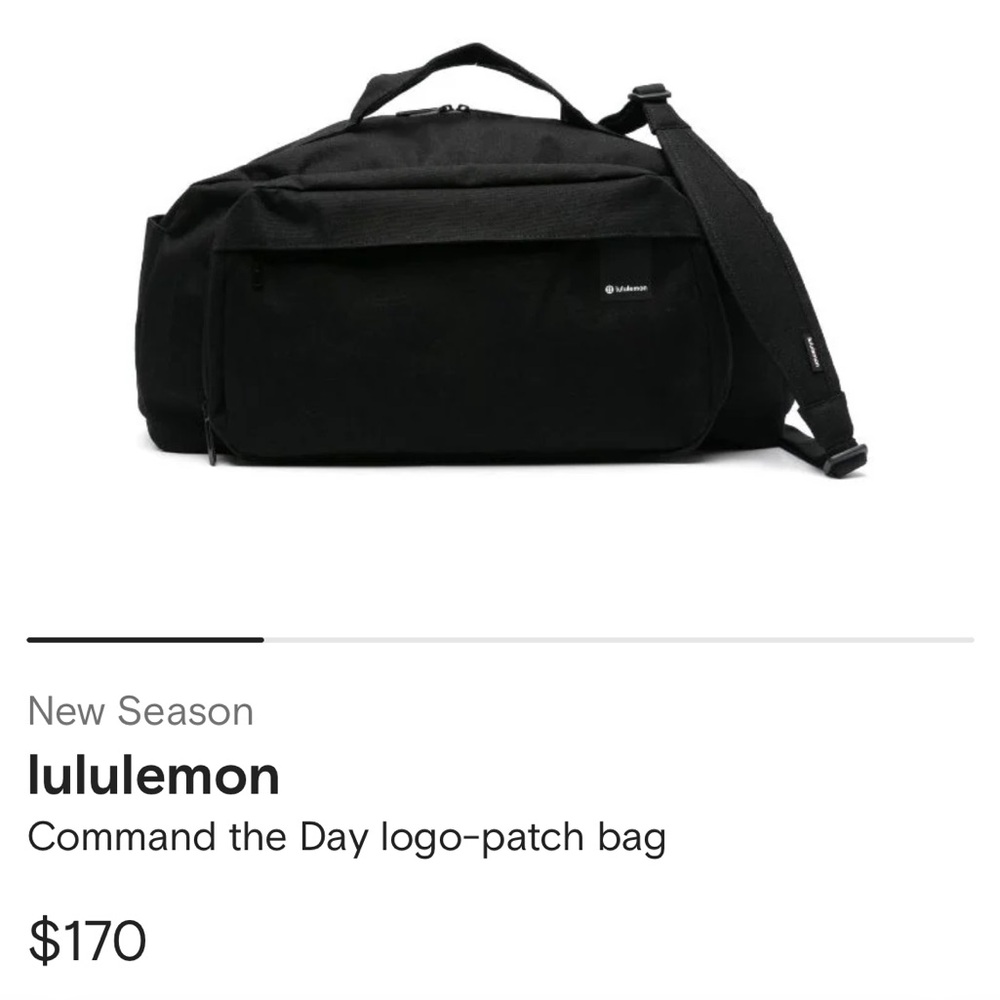 Lululemon Duffel Bag - Brand New